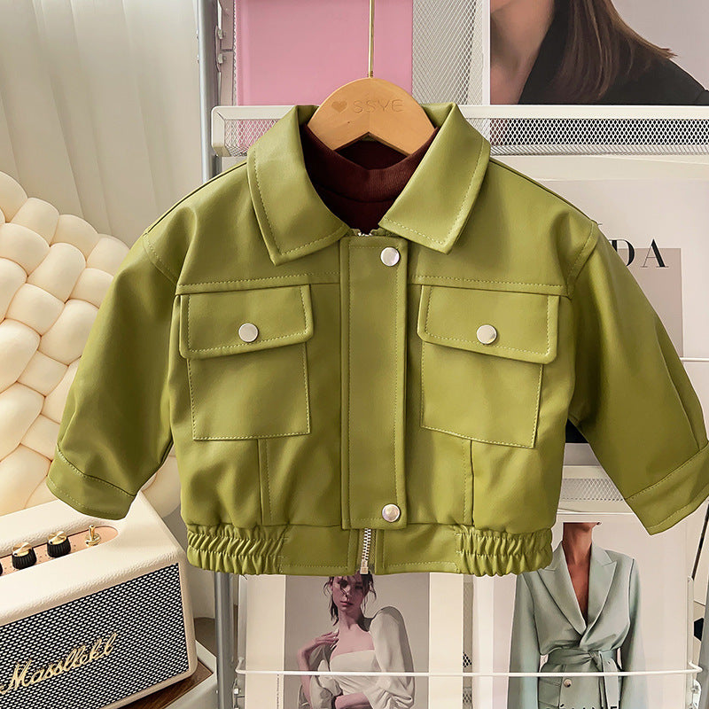 Chaqueta  Bolsos de Cuero para Niños