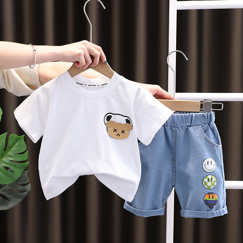 Conjunto infantil osito y jeans