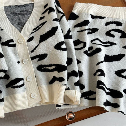 Conjunto de Niña con Estampado de Leopardo