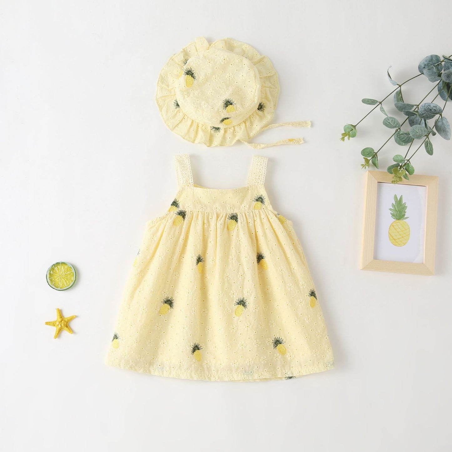 Vestido Infantil Piña Verano