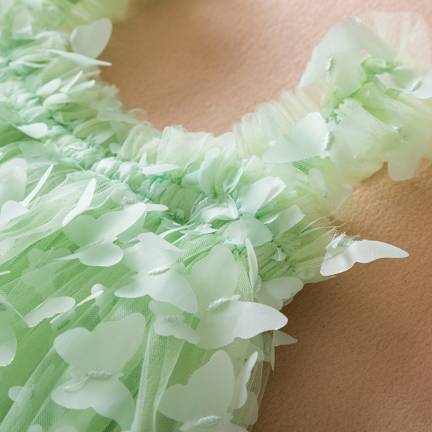 Vestido Infantil Tul Mariposas