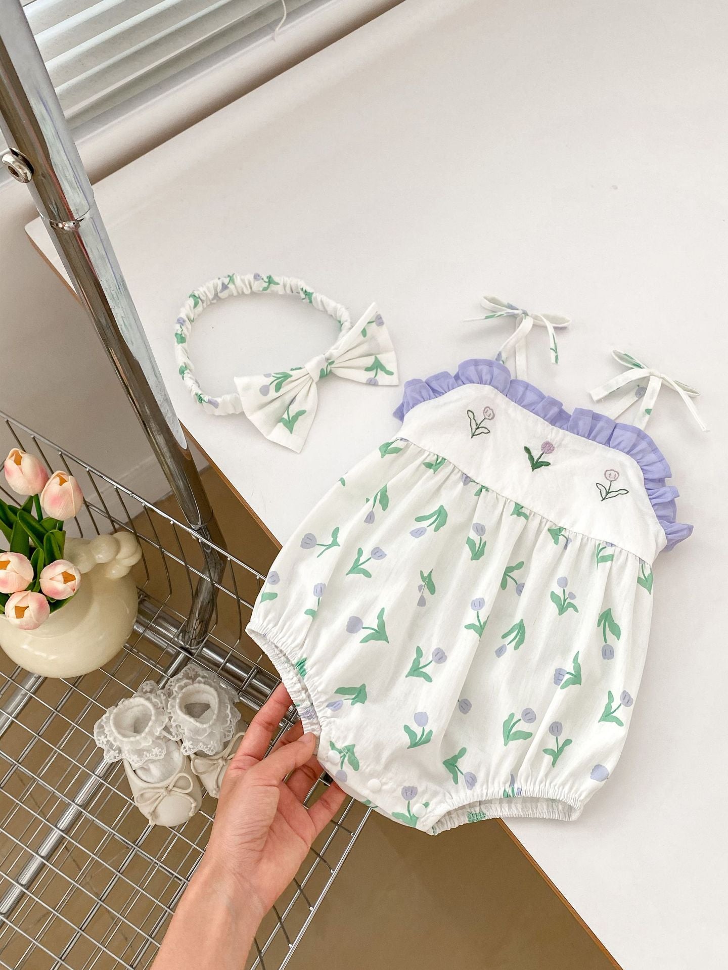 Body Infantil Mujer Tulipanes de Verano
