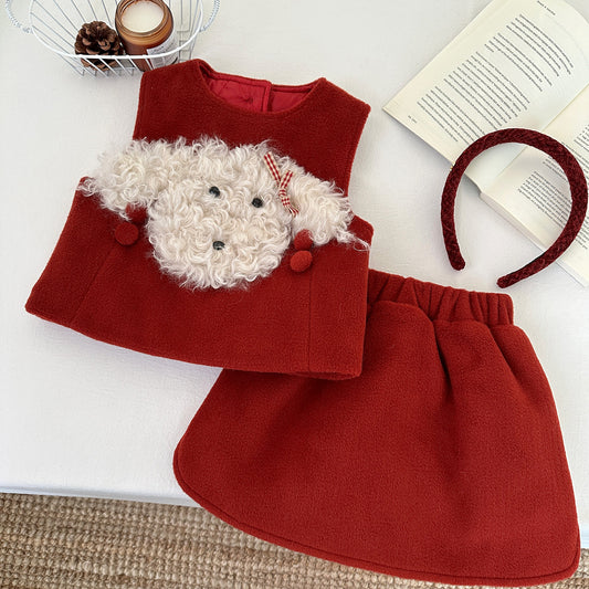 Conjunto de 3 Piezas para Niña Ovejita