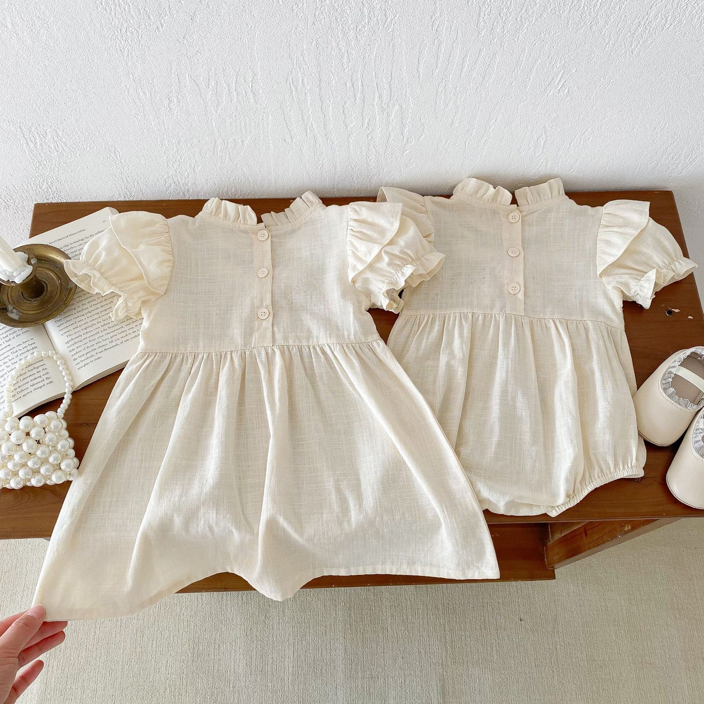 Body de Encaje Lese Para Mujer/Vestido para Niños