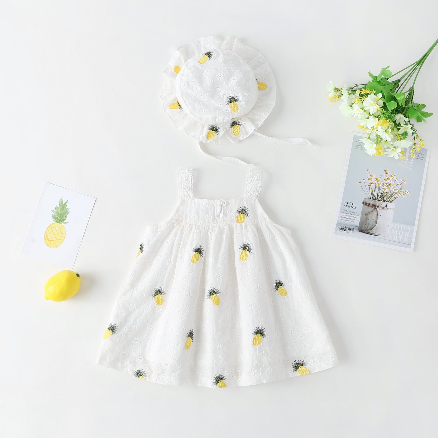 Vestido Infantil Piña Verano