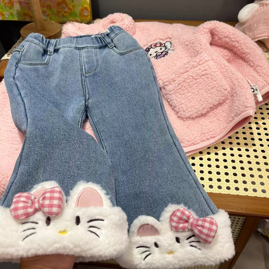 Pantalones Vaqueros de Hello Kitty para Niña
