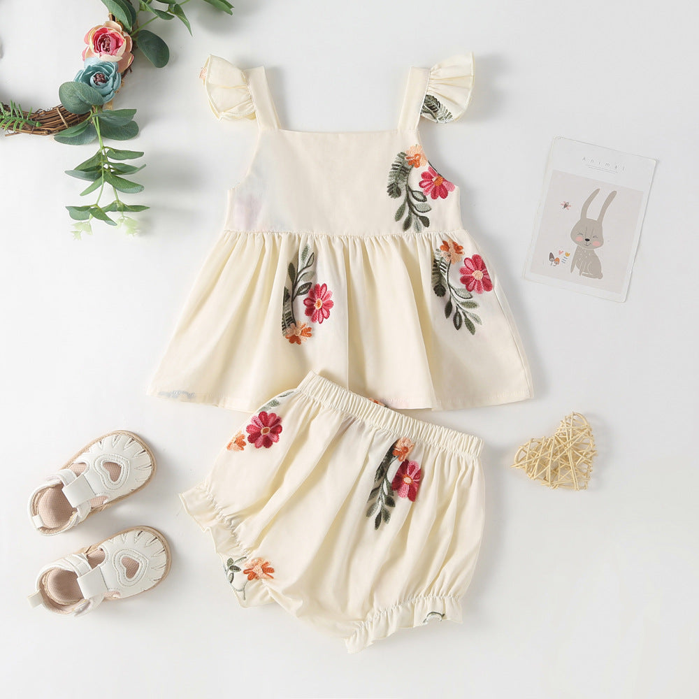 Body/Conjunto Infantil Floral