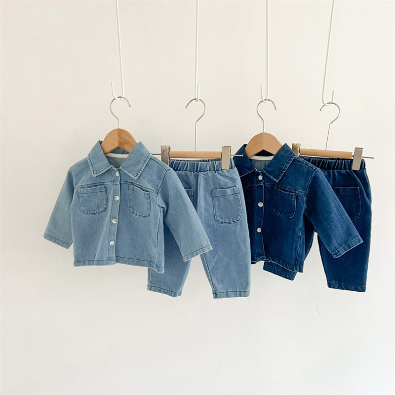 Conjunto Infantil Bolsillos Jeans