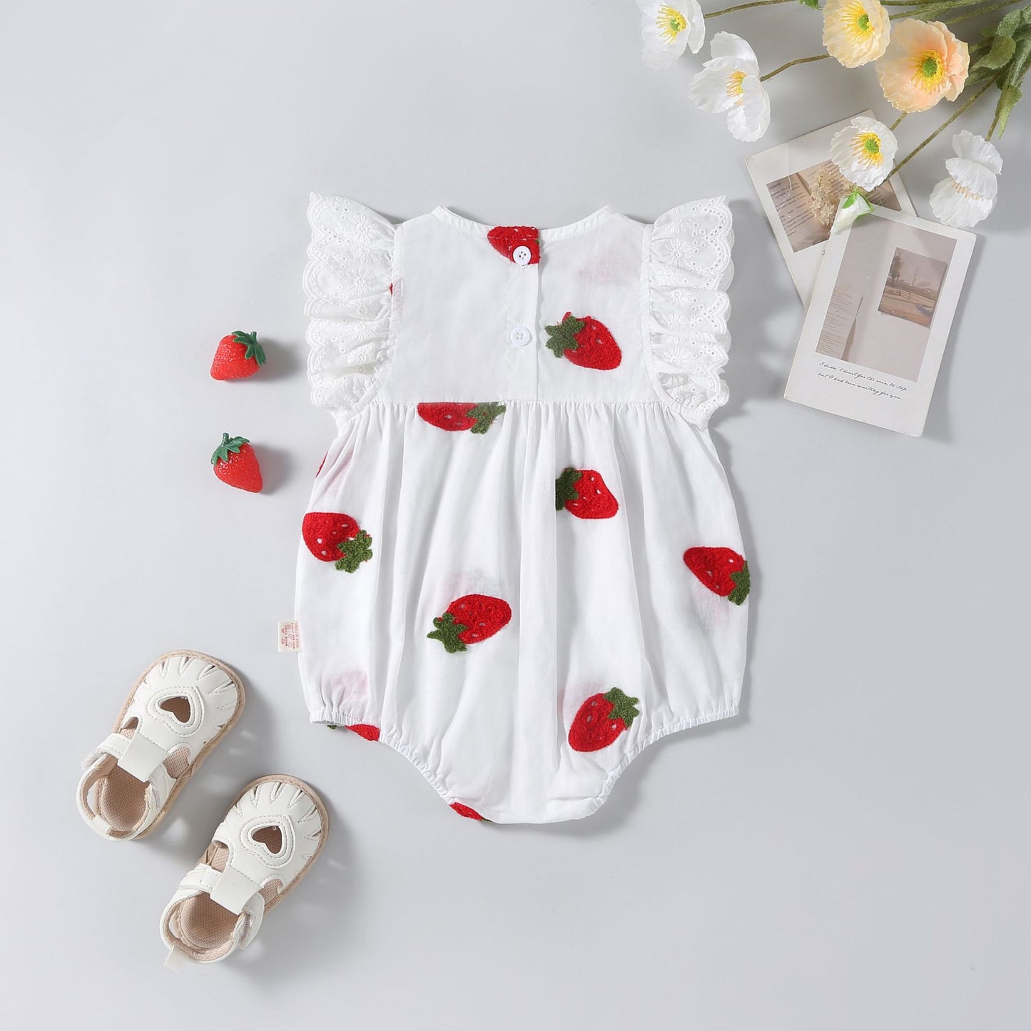Body Infantil Mujer Fresas