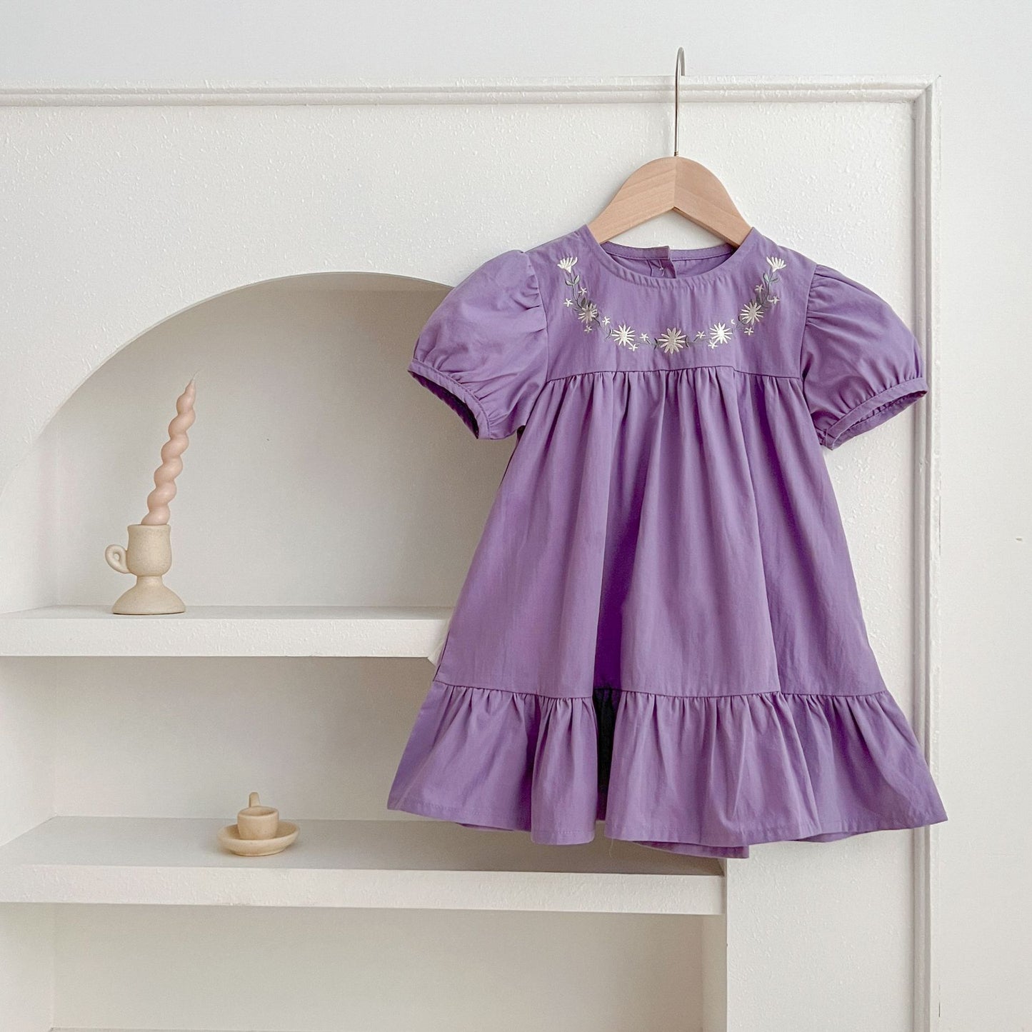Vestido Infantil de Verano Florecitas