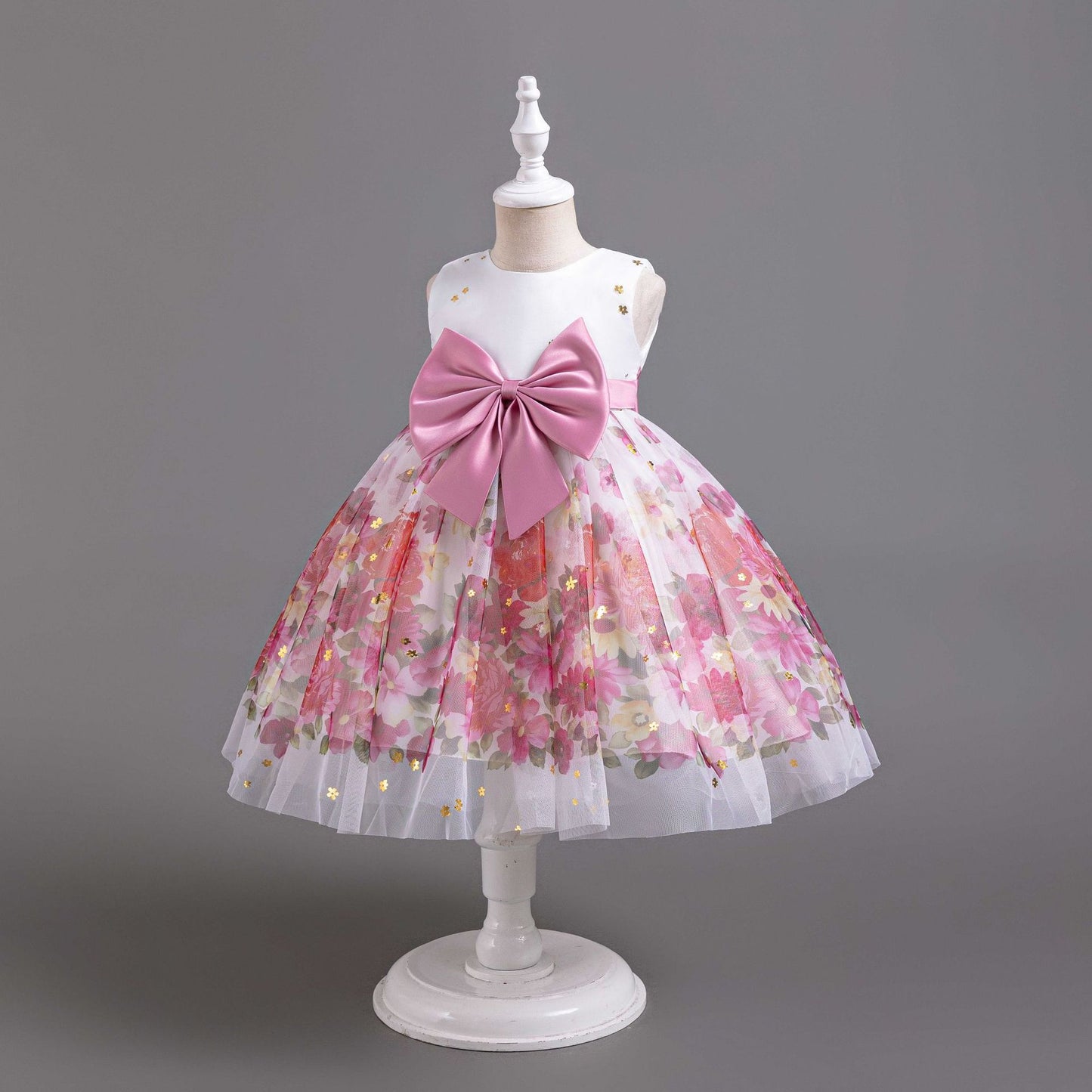 Vestido de Fiesta Floral Infantil