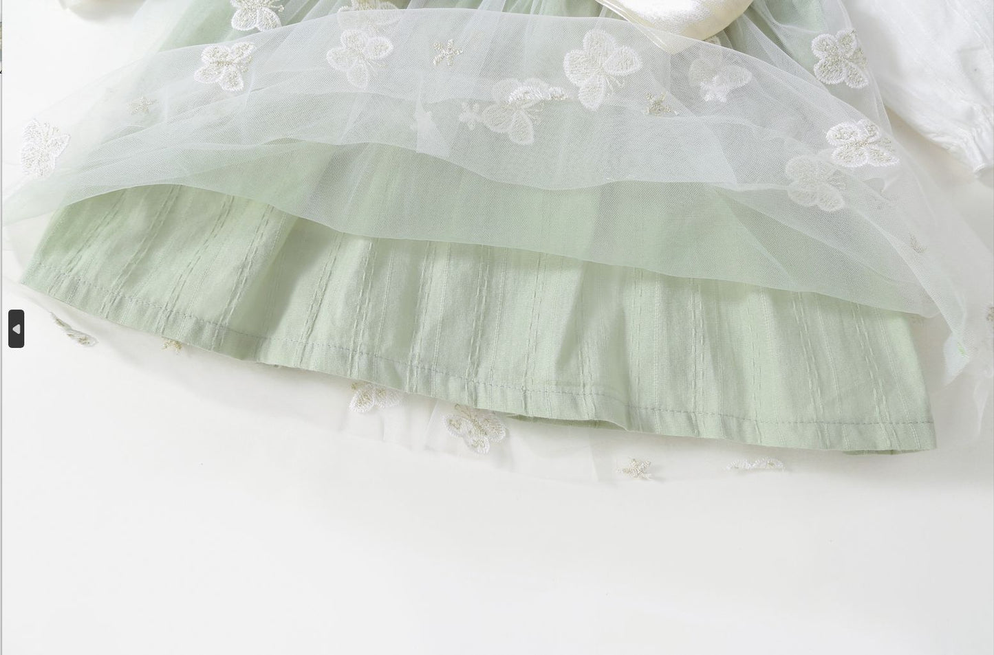 Vestido Infantil Borboletinhas + Chapéu