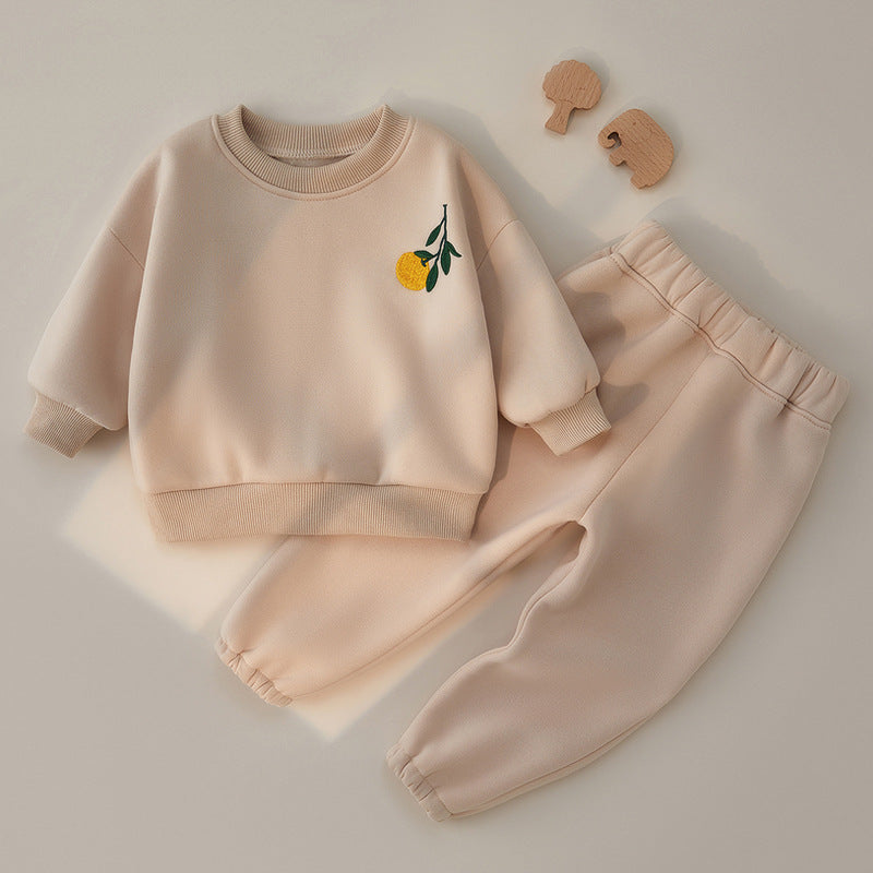 Conjunto Infantil Sudadera Apeluçado