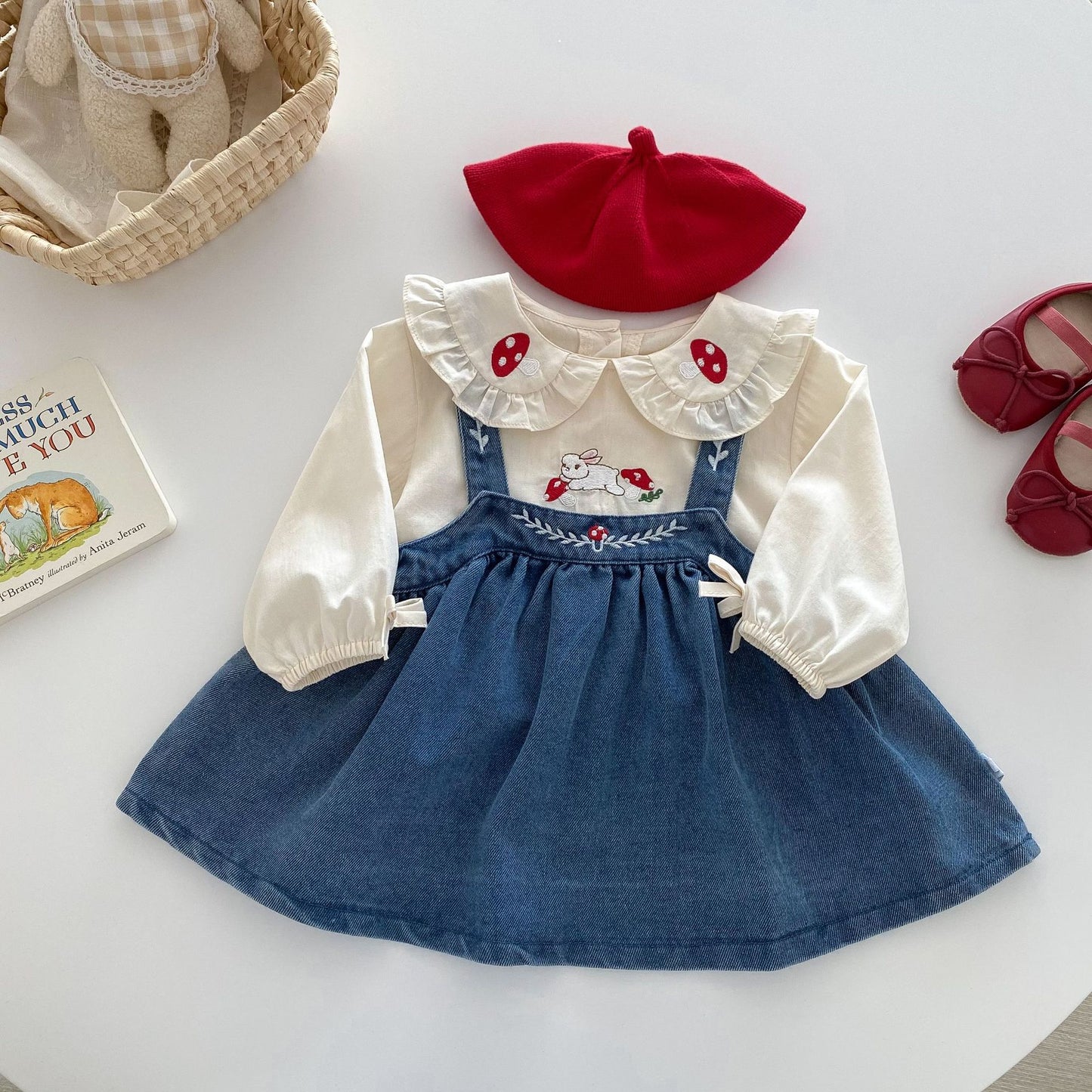 Conjunto Infantil Conejito y Vaqueros