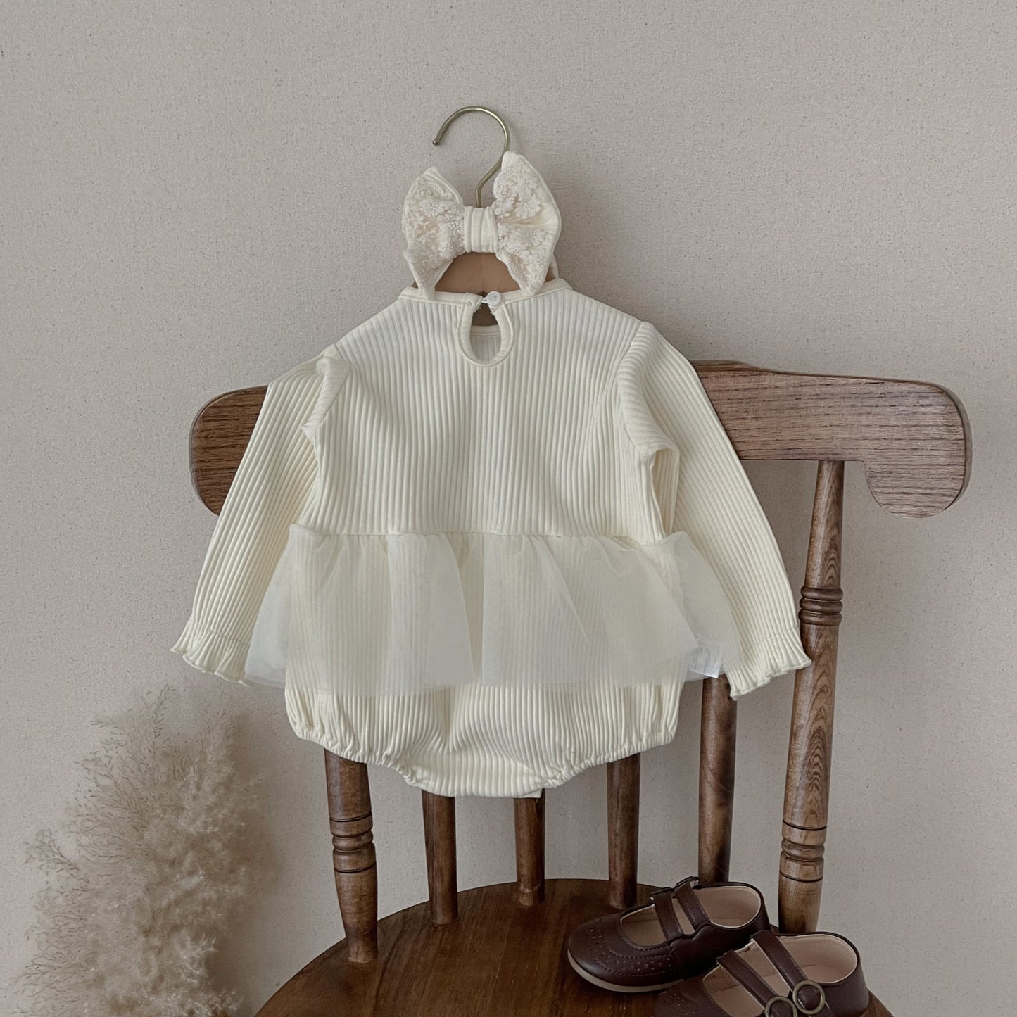 Body de Encaje y Tul para Niñas