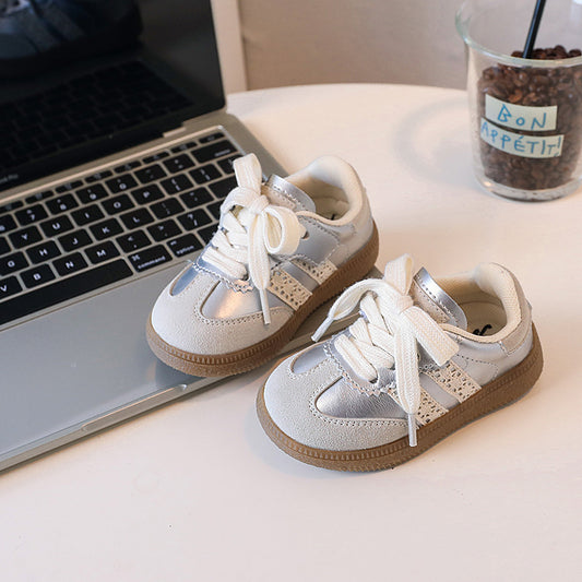 Zapatillas Infantiles Plateadas
