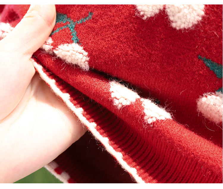 Blusa Infantil Mujer Cerejinhas