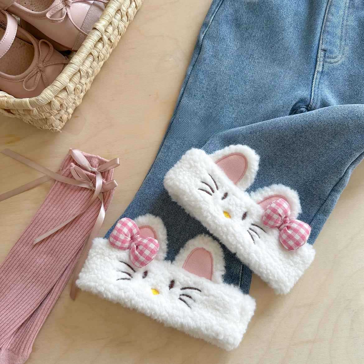 Pantalones Vaqueros de Hello Kitty para Niña