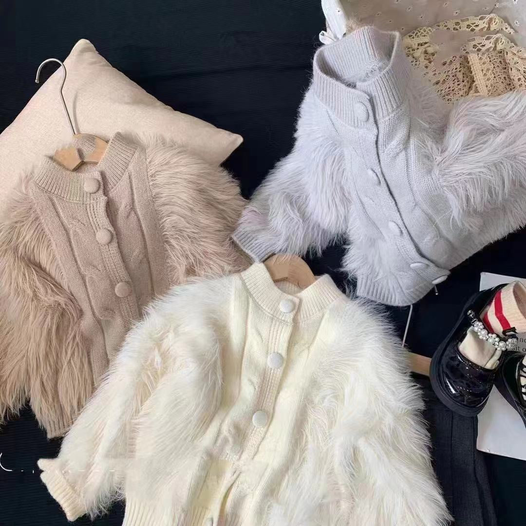 Abrigo de Piel de Invierno para Niñas