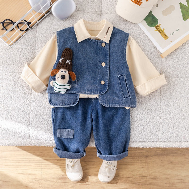 Conjunto infantil de 3 piezas Cachorro