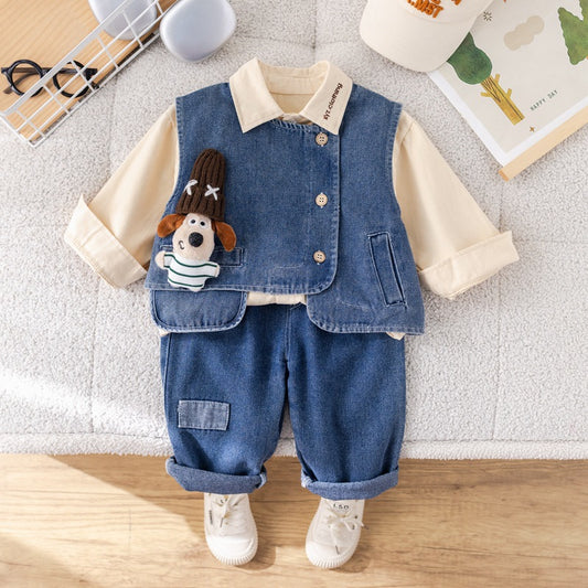 Conjunto infantil de 3 piezas Cachorro