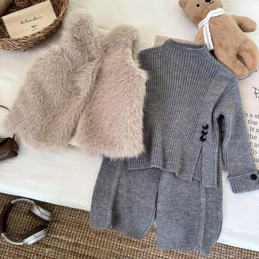 Conjunto Infantil Inverno Pelinhos