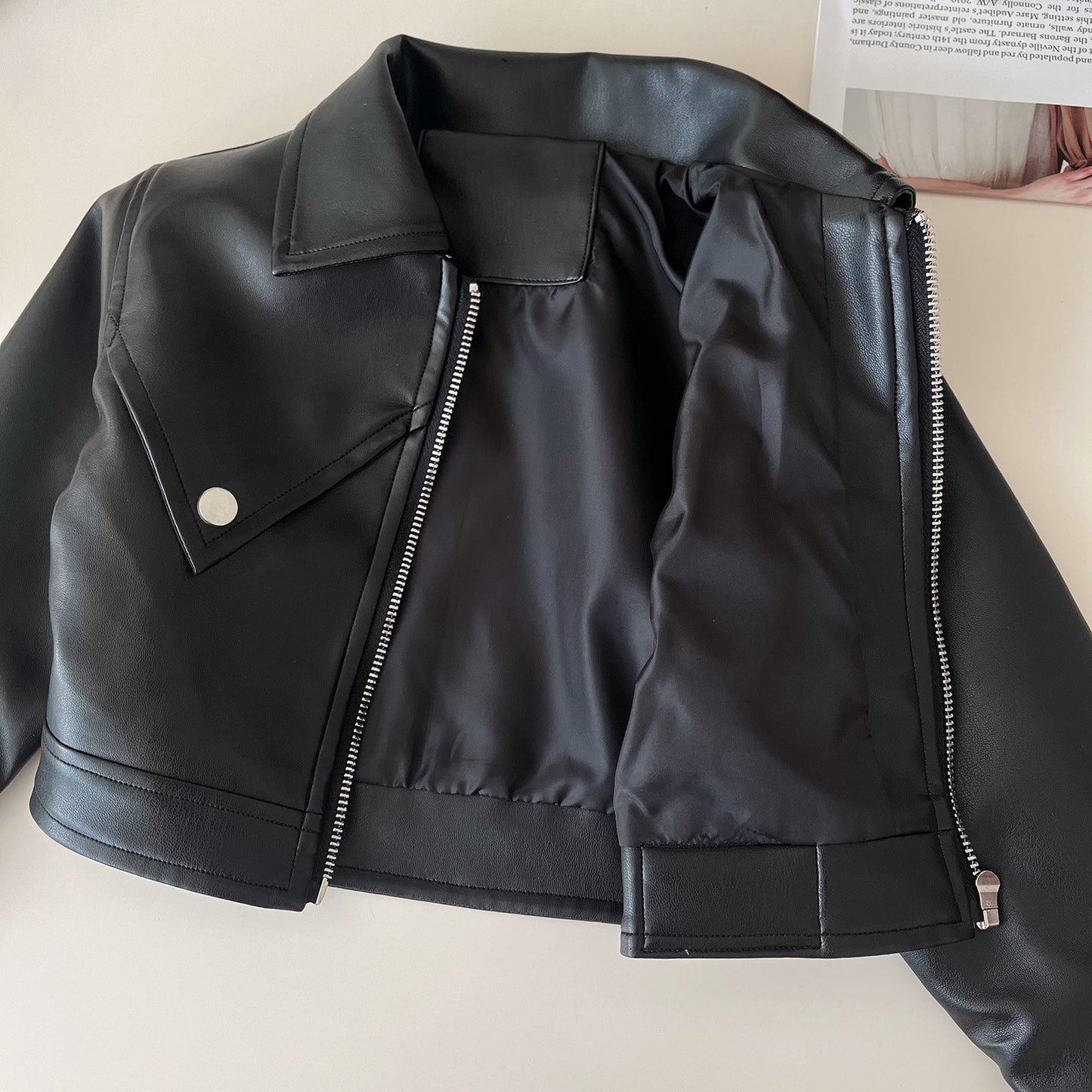 Conjunto infantil chaqueta + falda transparente para niña