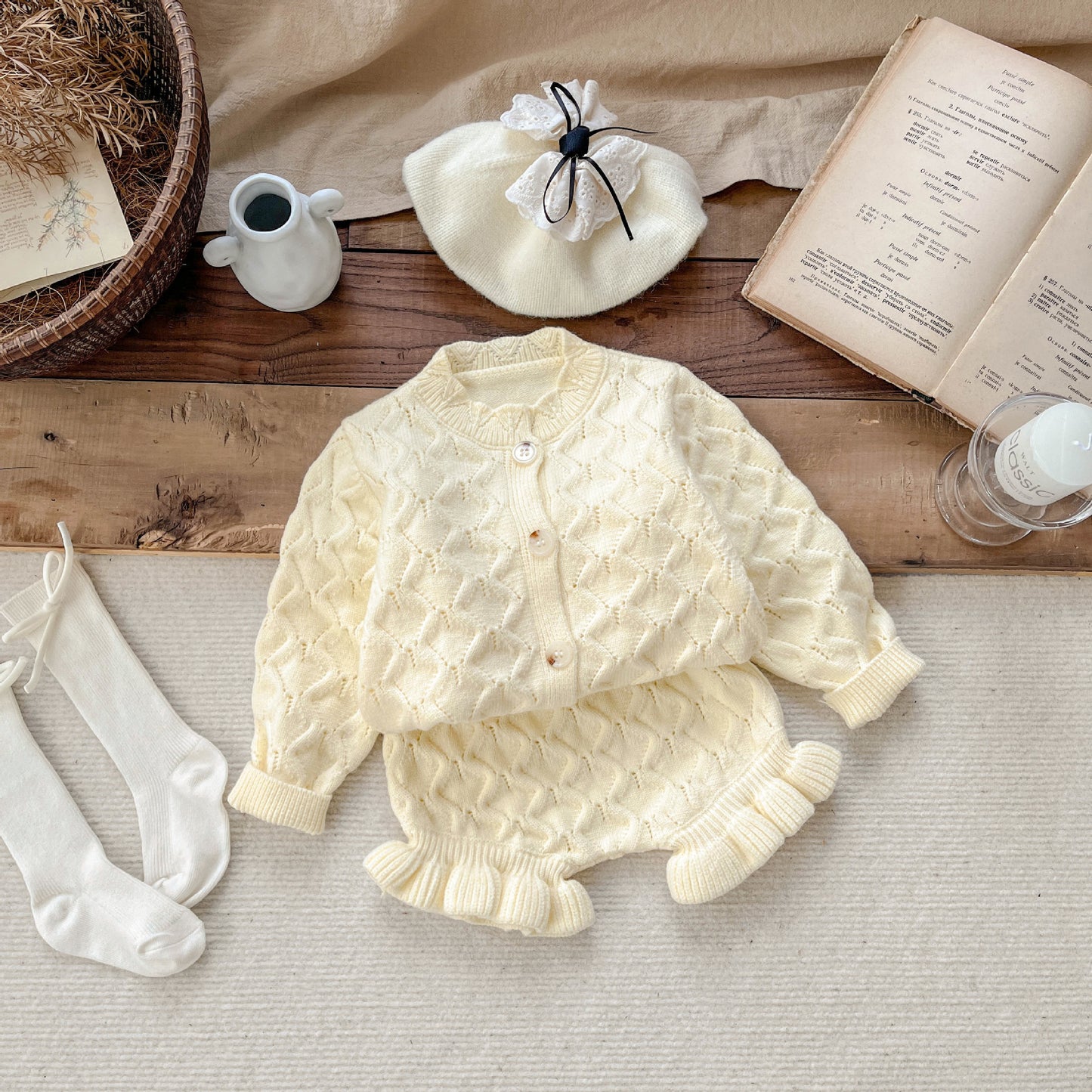 Conjunto de Punto para Niñas