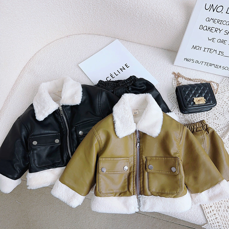 Conjunto Infantil Mujer Piel Peluda