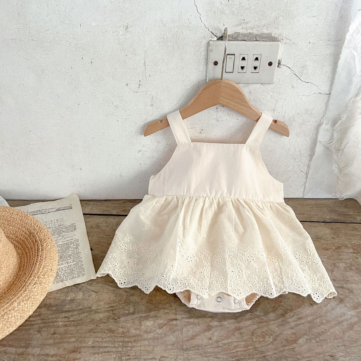 Conjunto Infantil Verano Beige