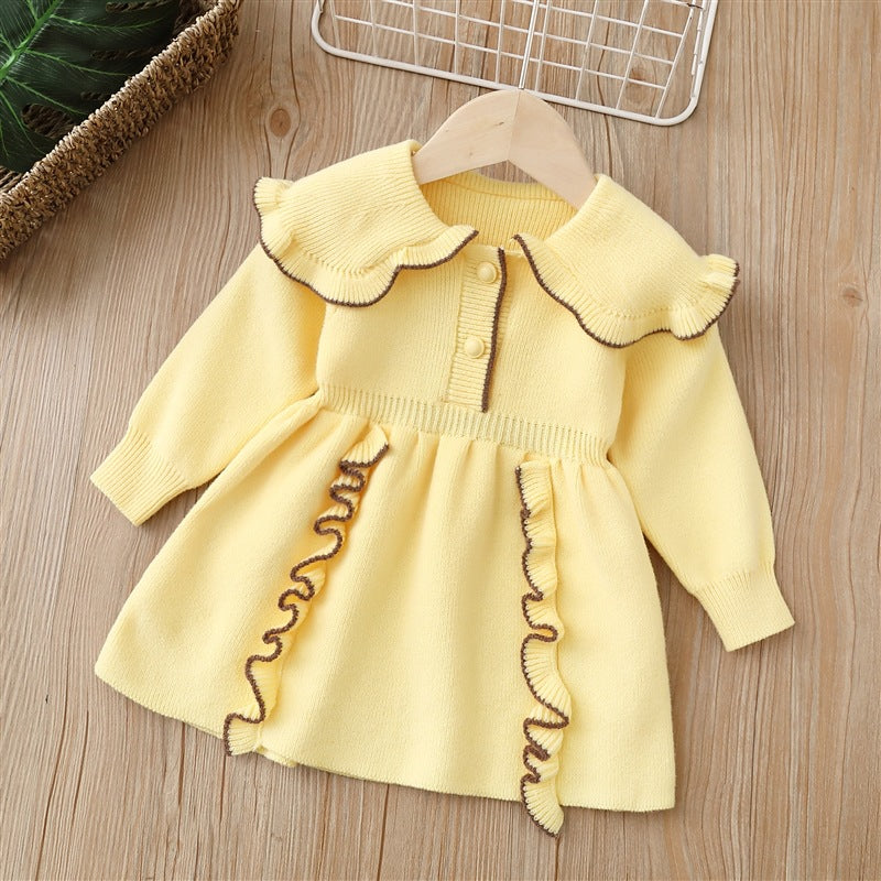 Vestido de punto para niñas