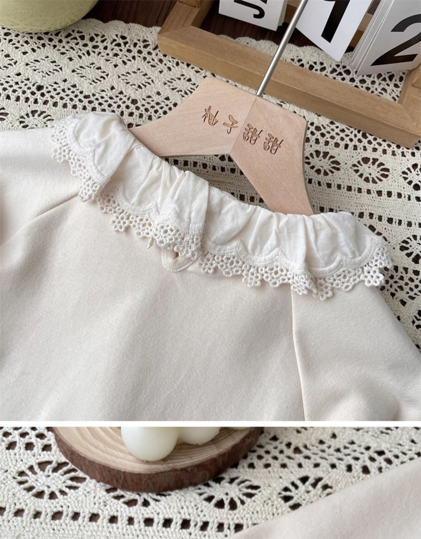 Camisa Niña Cuello Redondo