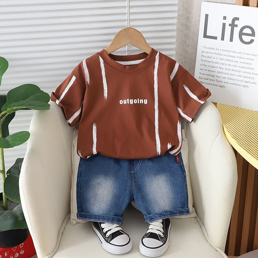 Conjunto de Camiseta y Jeans para Niño