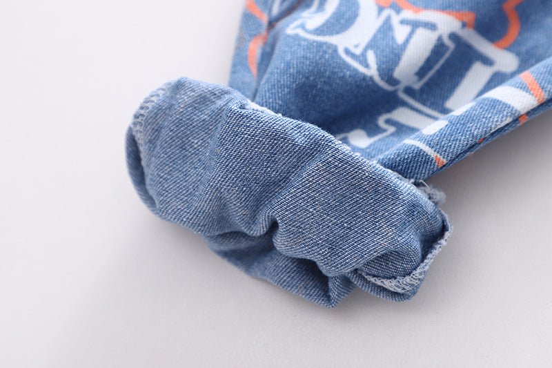 Conjunto de Jeans de 3 Piezas con Osito de Peluche para Niños