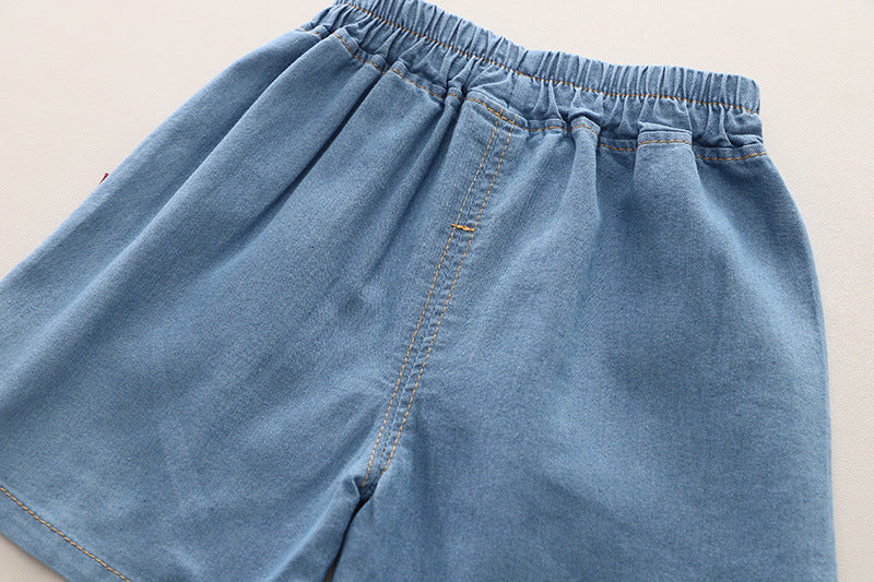 Conjunto de Polo Vaquero Infantil con Animal