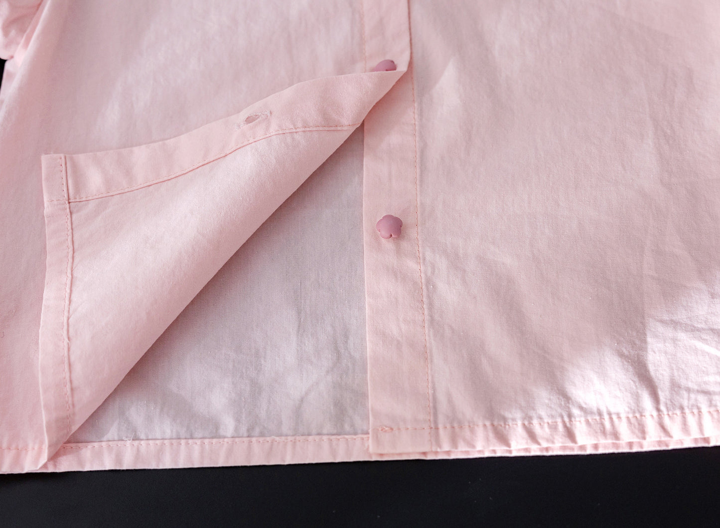 Blusa Infantil Golinha de Mujer de Color Rosa