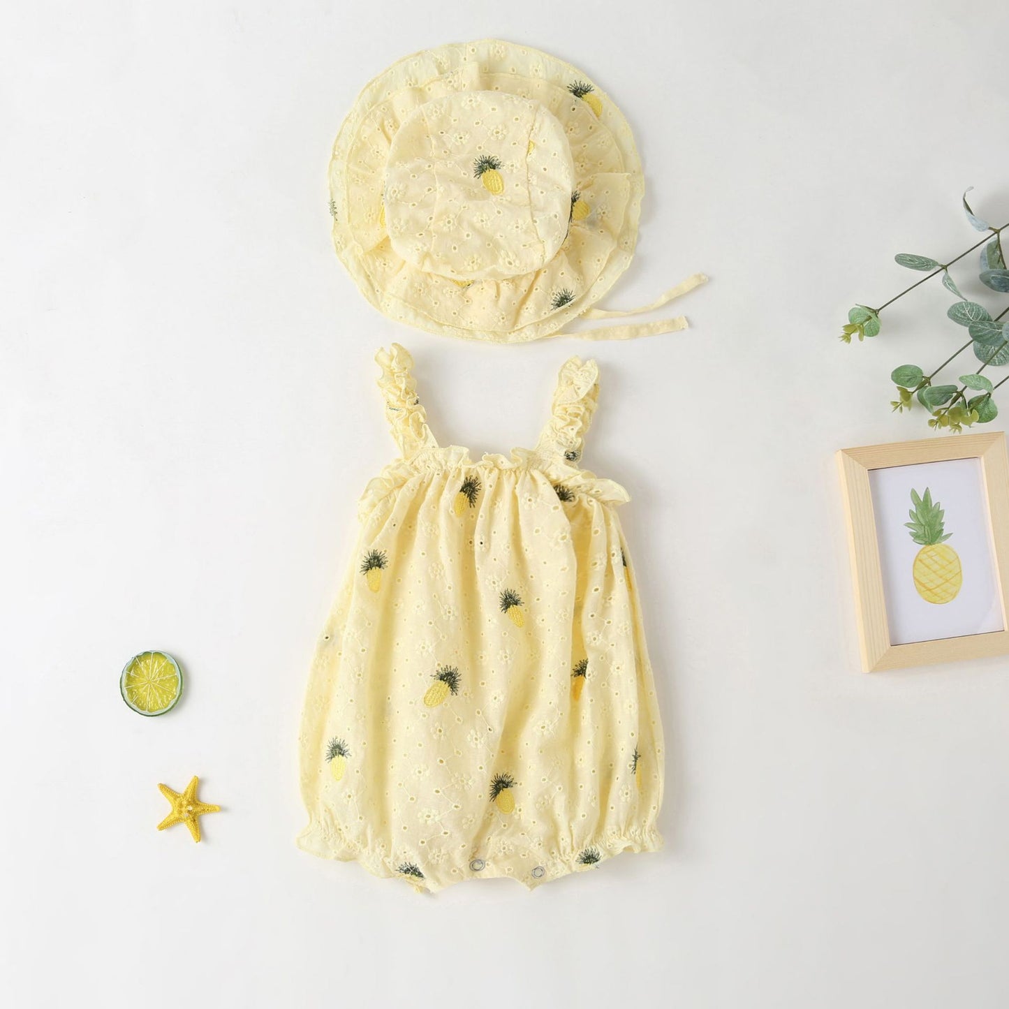 Vestido Infantil Piña Verano