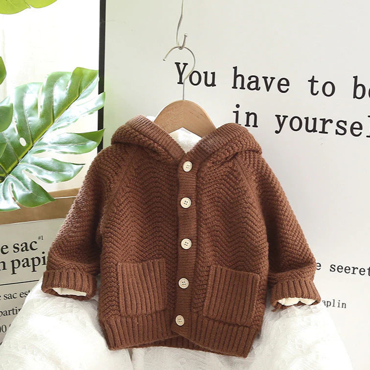 Abrigo de Punto Súper Cálido para Niños