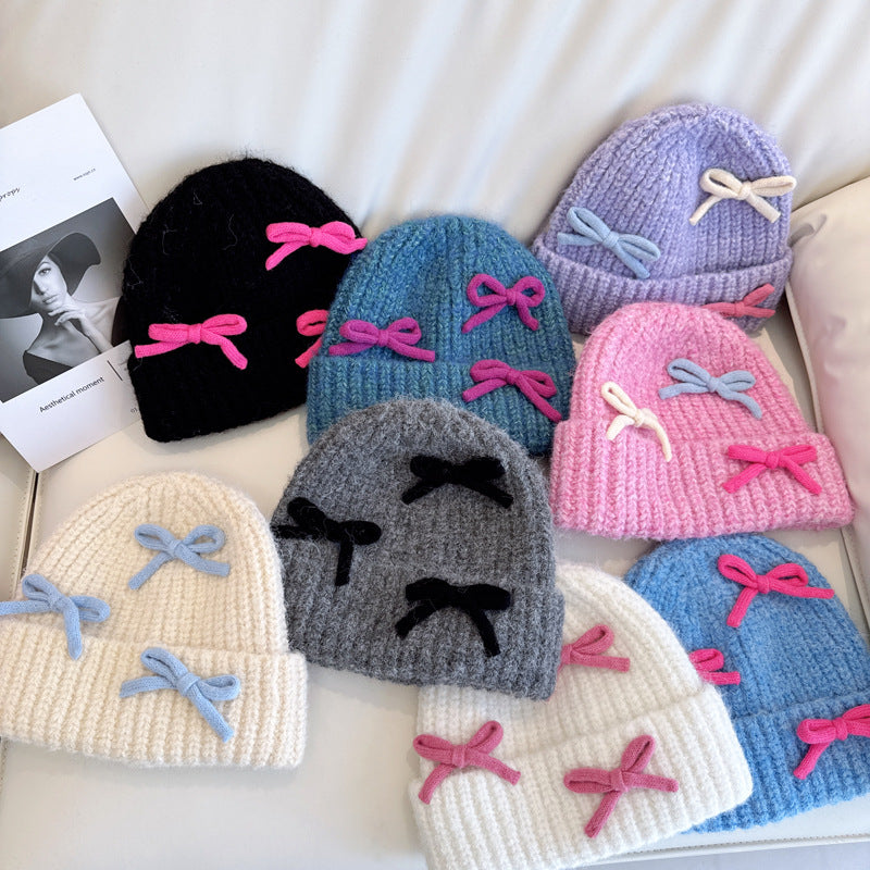 Gorro Infantil Súper Cálido Con Lazos