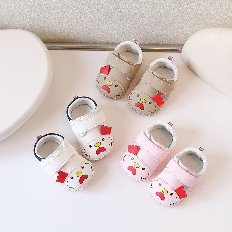 Zapatos de pollo para niños con velcro