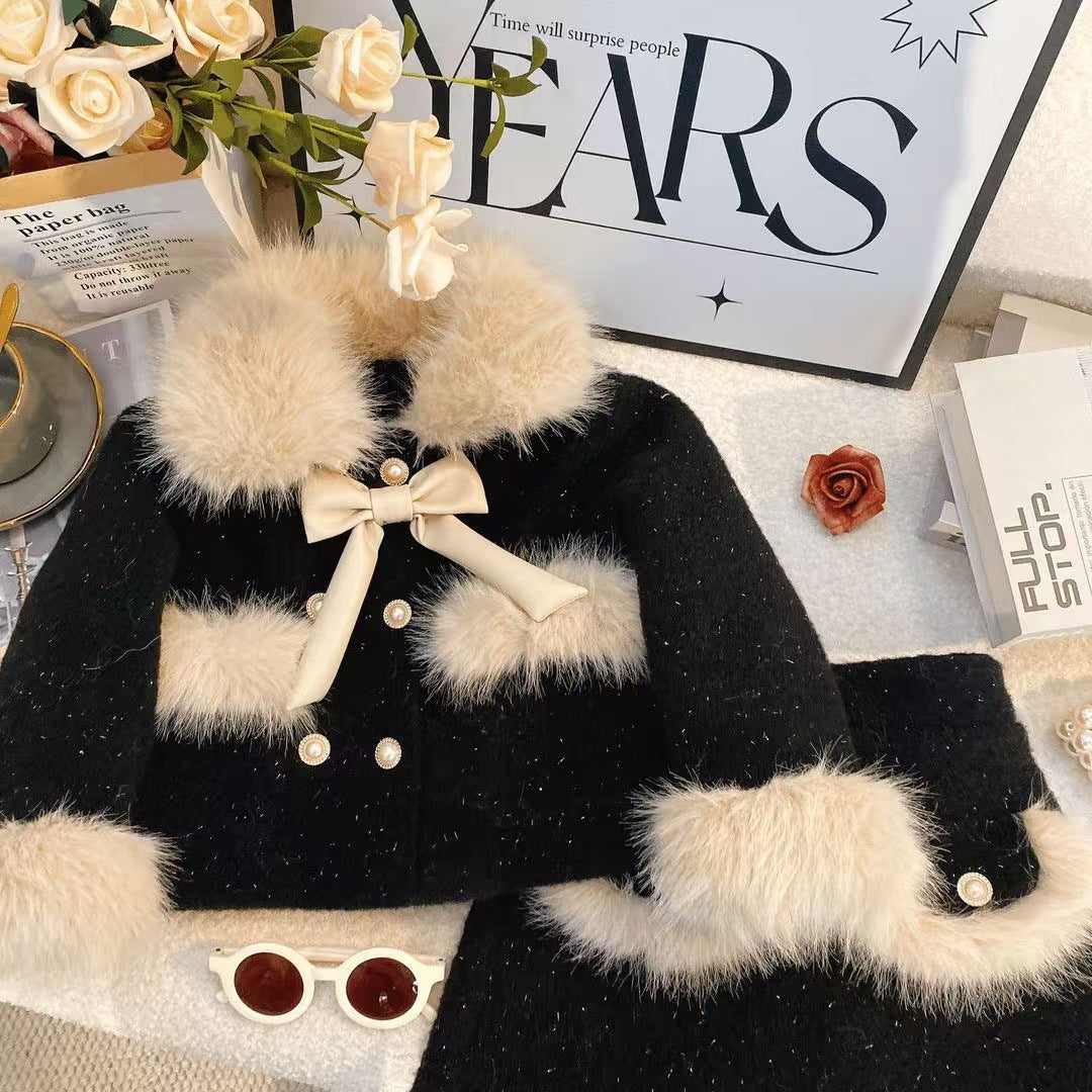 Conjunto Peludo de Lujo para Niñas