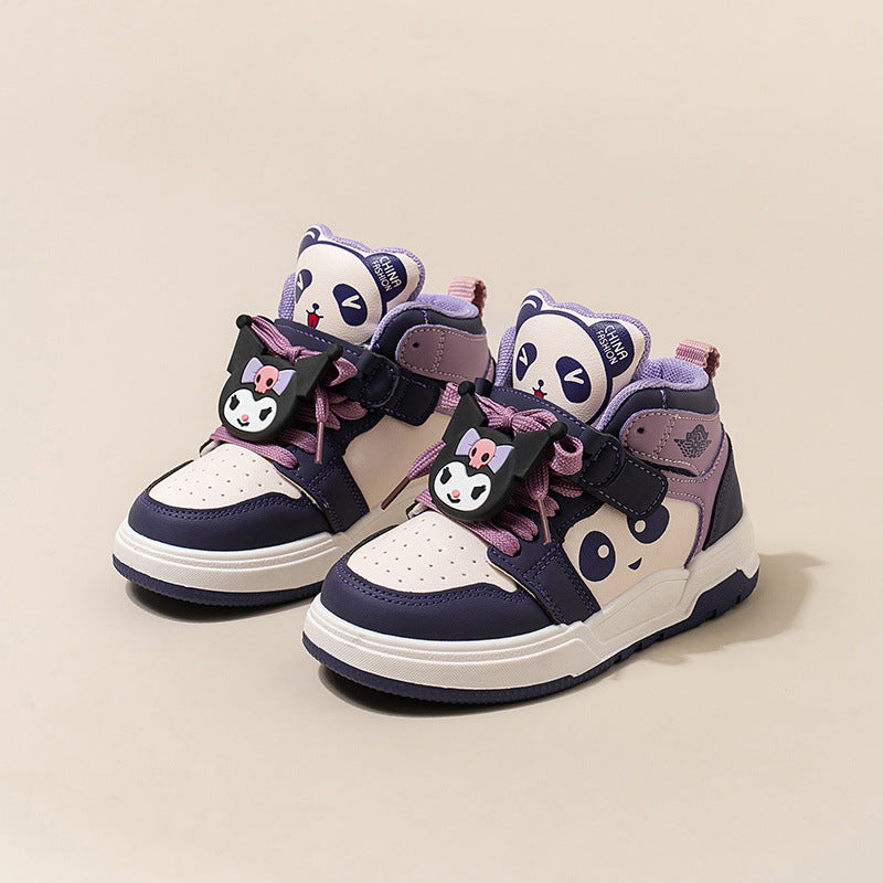 Zapatillas de Deportivas para Niños con Diseño de Animales en Color morado