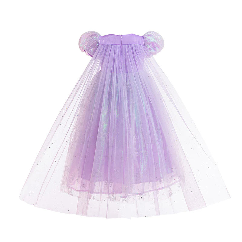 Vestido de Princesa Con Lentejuelas Para Niña
