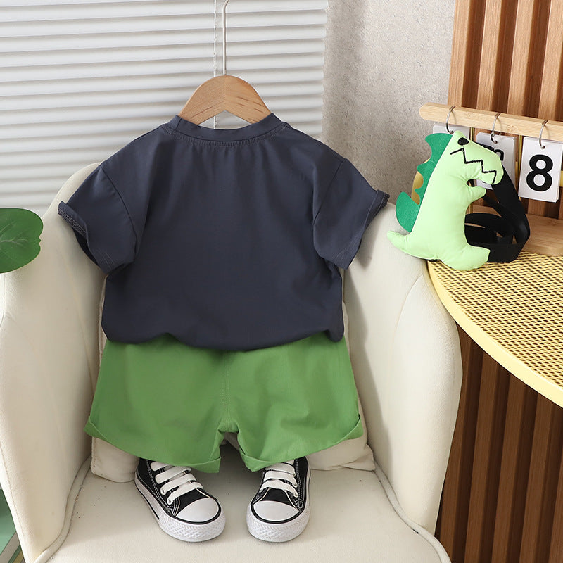 Set Infantil Bolsa Dinosaurio