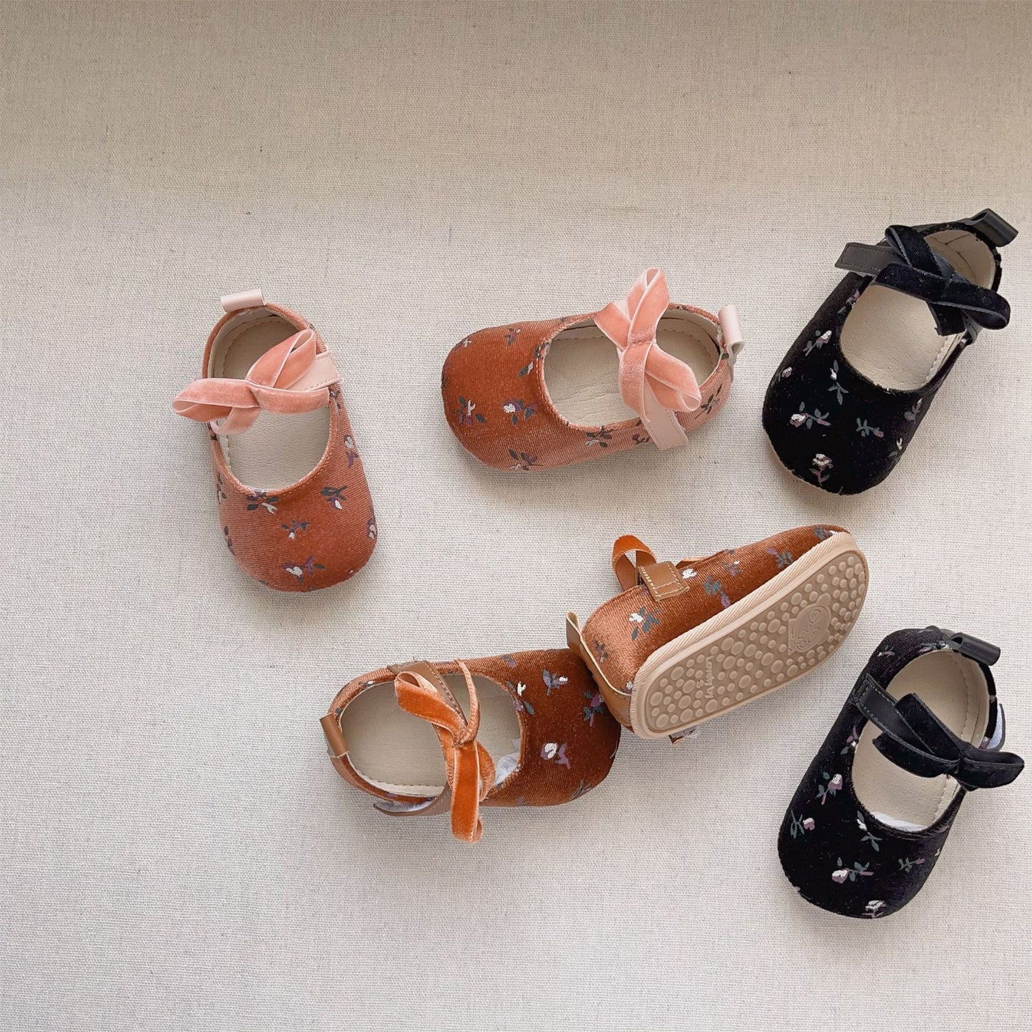 Zapato Infantil Mujer Flores