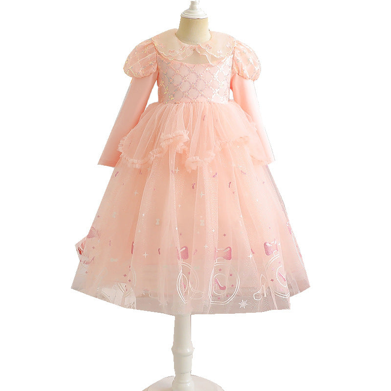 Vestido Pincesa De Tul Y Lentejuelas