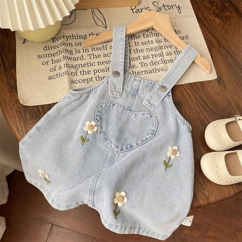 Conjunto de Jeans Florales para Niñas