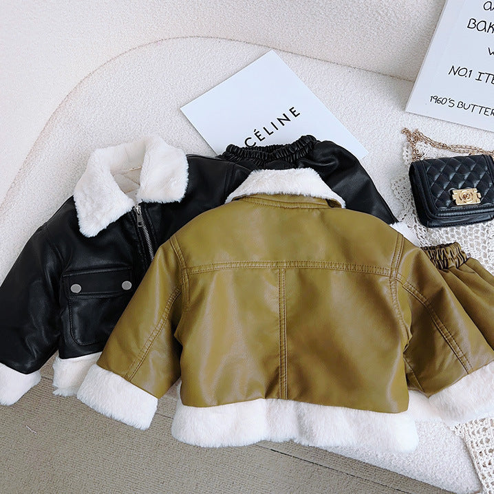 Conjunto Infantil Mujer Piel Peluda