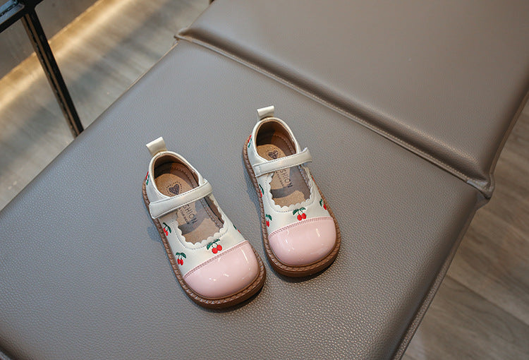 Moda Cerejinhas Zapatos Infantiles