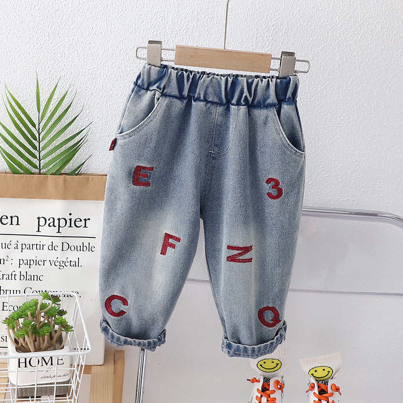 Pantalones Infantiles Letrinhas